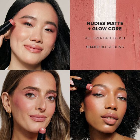 NUDIES MATTE & GLOW CORE NUDIES MATTE + GLOW CORE COLOR - BLUSH BLING